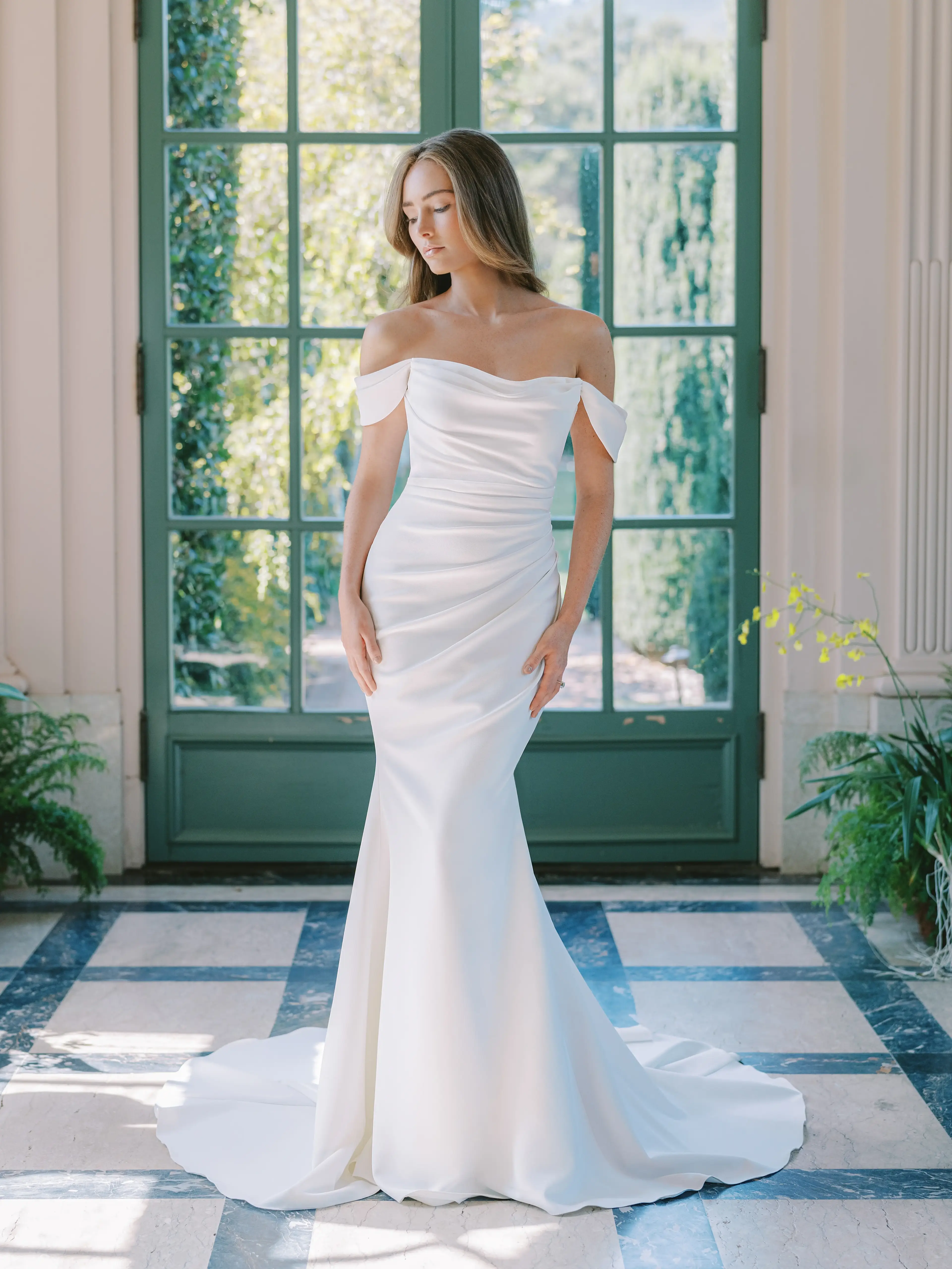 Blue Willow by Anne Barge gown 2