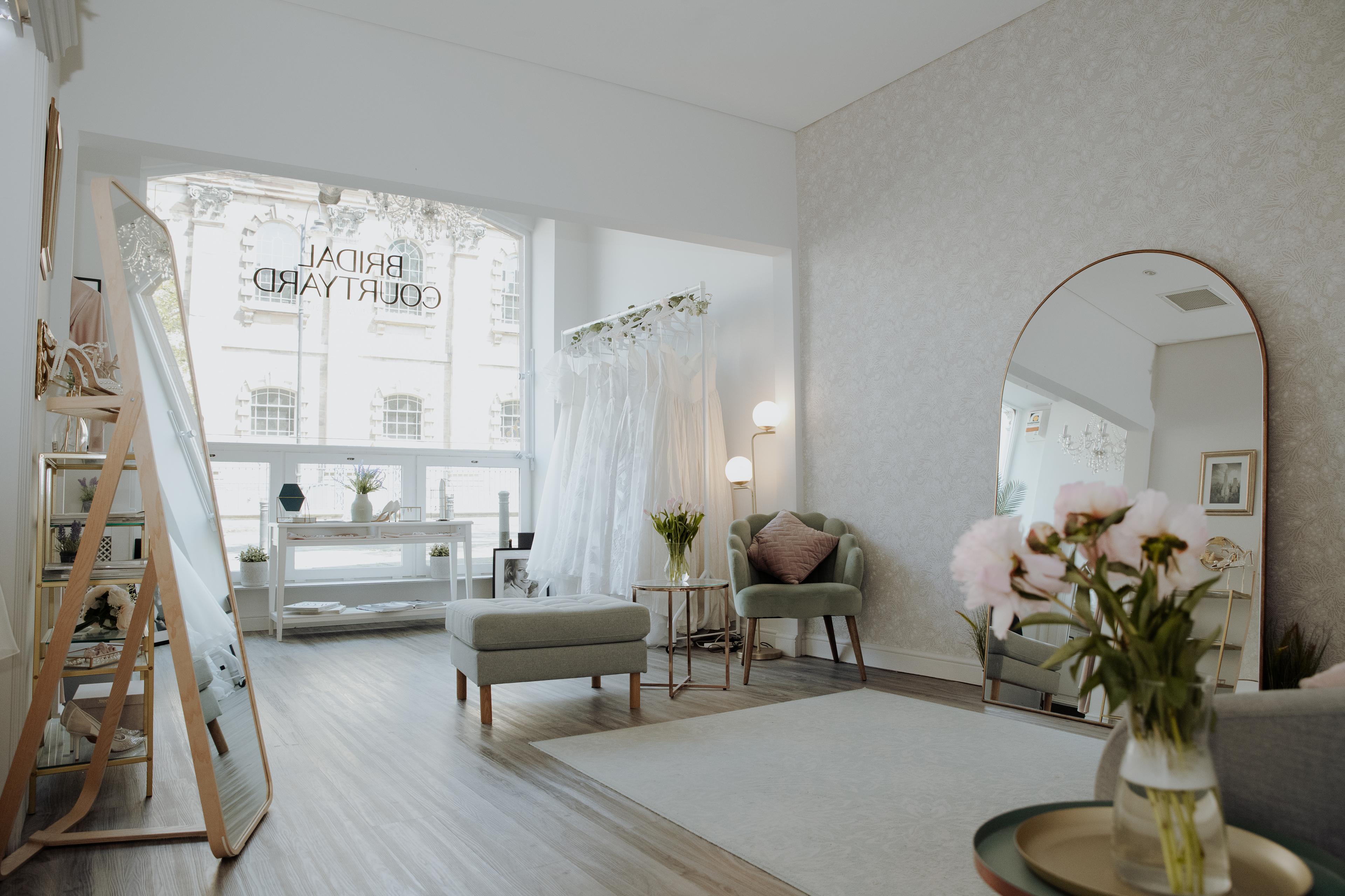 Bridal Courtyard Boutique interior