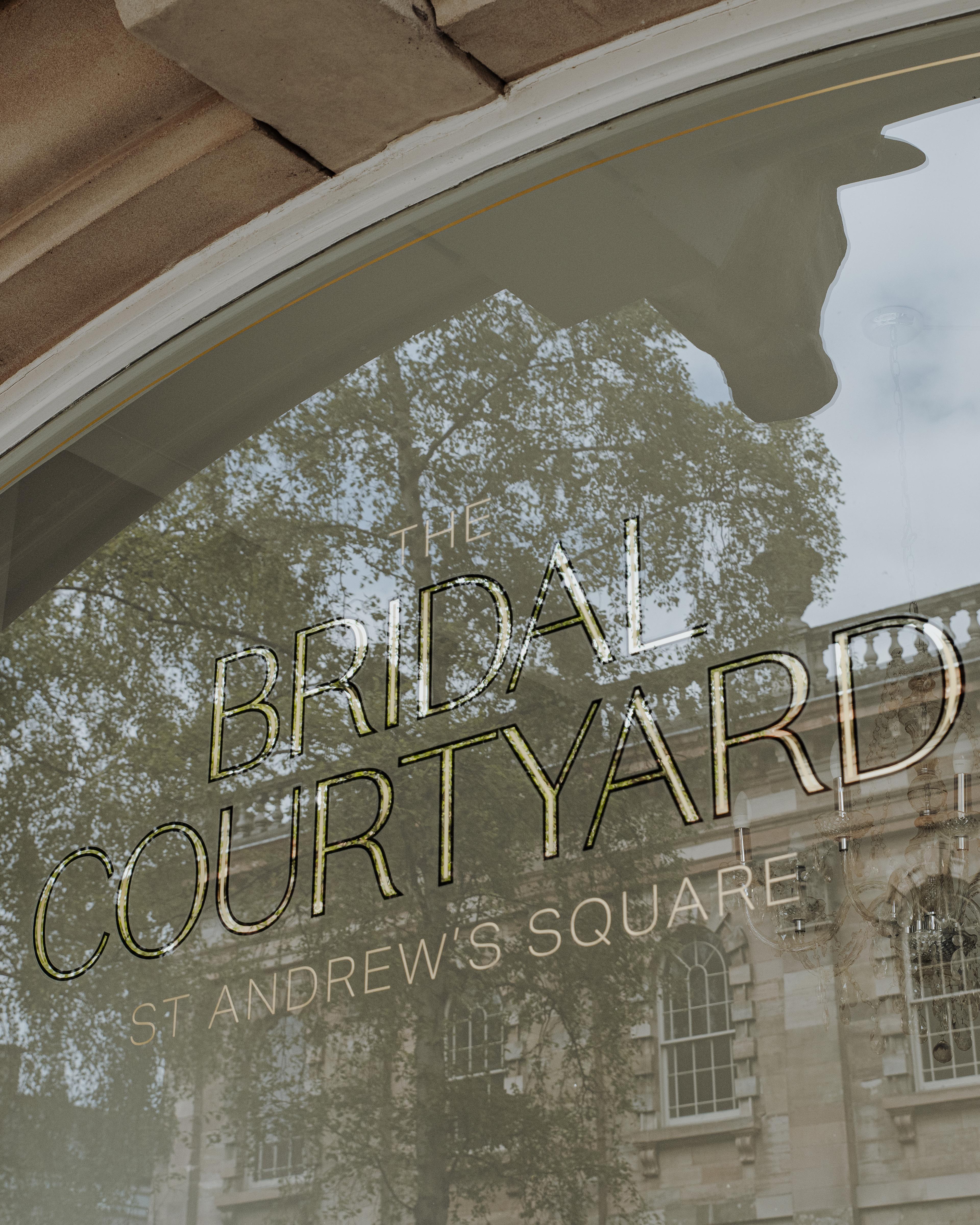 Bridal Courtyard Boutique space